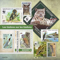 Guinea 2022, WWW On Stamp, Monkey, BF - Chimpanzés