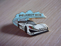 Pin's Peugeot 905 - Voiture De Course - Sport-prototypes - Esso - Michelin - Peugeot