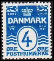 1913. DANMARK. 4 øre Hinged. (Michel 80) - JF519827 - Briefe U. Dokumente