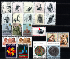 SAN MARINO - 1976 - ANNATA COMPLETA - MNH - Annate Complete