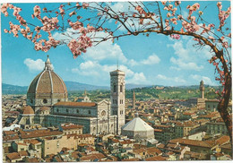 NU 40 Firenze - Panorama Della Città - Fiori Fleurs Flowers / Viaggiata 1980 - Firenze (Florence)