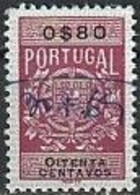 Fiscal/ Revenue, Portugal - Estampilha Fiscal -|- Série De 1940 - 0$80 - Gebraucht