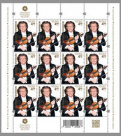 Poland 2022 / Stars Of Polish Music - Zbigniew Wodecki, Polish Singer, Musician, Composer, Violin, Full Sheet MNH** - Feuilles Complètes