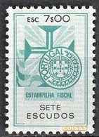 Fiscal/ Revenue, Portugal - Estampilha Fiscal, Série De 1990 -|- 7$00 - MNH** - Neufs