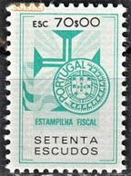 Fiscal/ Revenue, Portugal - Estampilha Fiscal, Série De 1990 -|- 70$00 - MNH** - Ongebruikt