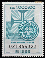 Fiscal/ Revenue, Portugal - Estampilha Fiscal, Série De 1990 -|- 1.000$00 - MNH** - Neufs