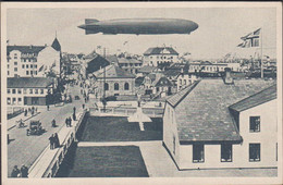 1931. LUFTSCHIFF GRAF ZEPPELIN ISLANDSFAHRT 1931. Brjefspjald. Zeppelin Greifi Yfir Reykjavik.  
 - JF305834 - Covers & Documents