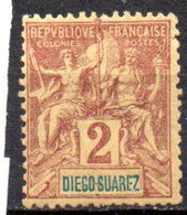 Diégo Suarez: Yvert N° 39* - Unused Stamps