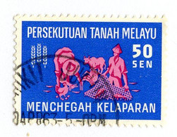 10334 Fed.of Malaya 1963 Scott # 113 Used OFFERS WELCOME! - Fédération De Malaya