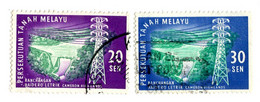 10335 Fed.of Malaya 1963 Scott # 114-15 Used OFFERS WELCOME! - Fédération De Malaya