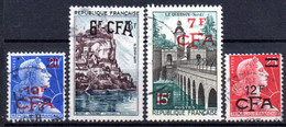 Réunion: Yvert N° 334/357A 4 Valeurs - Used Stamps