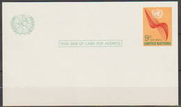UNO New York 1972  Ganzsache Luftpostkarte Mi-Nr. LP 8  Ungebraucht  (  D 2058 ) - Airmail