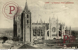 LEON. LA CATEDRAL. VISTA PANORAMICA - León