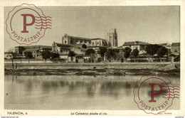 PALENCIA, CATEDRAL DESDE EL RIO - Palencia