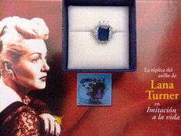 ANILLO DE ZAFIRO (reproduccion) DE LANA TURNER En La Pelicula IMITACION A LA VIDA - Ring