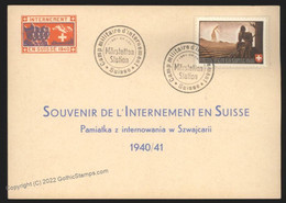 Switzerland WWII Internee Camp Maerstetten Soldier Stamp Cover G107527 - Non Classés