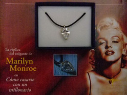 COLGANTE De DIAMANTE (reproduccion) MARILYN MONROE Del Film Como CASARSE Con Un MILLONARIO - Pendants