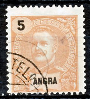 !										■■■■■ds■■ Angra 1897 AF#14 ø King Carlos Mouchon 5 Réis (x0072) - Angra