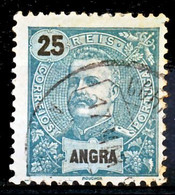 !										■■■■■ds■■ Angra 1897 AF#18 ø King Carlos Mouchon 25 Réis Green (x0060) - Angra