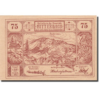 Billet, Autriche, Mitterbach, 80 Heller, Montagne, 1920, 1920-12-31, SPL - Austria