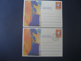 Liechtenstein 1984- 2 Ganzsachen Schellenberg, 1x Ungebraucht, 1x FDC - Postwaardestukken