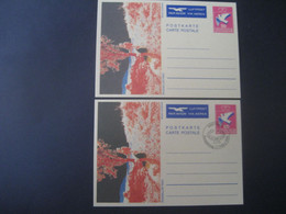 Liechtenstein 1984- 2 Ganzsachen Ruggeller Ried, 1x Ungebraucht, 1x FDC - Stamped Stationery