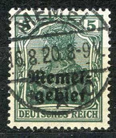 MEMEL < N° 1 Vert Foncé < Cachet 16-8-1920 Ø Oblitéré Used Ø -- - Oblitérés
