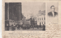 LEUVEN / BRAND VAN DROGISTERIE  IN 1902 - Leuven