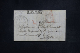 SUISSE - Lettre De Coppet  Pour Lyon En 1836 - L 121283 - ...-1845 Prefilatelia