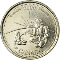 Monnaie, Canada, Elizabeth II, 25 Cents, 2000, Royal Canadian Mint, Ottawa, TTB - Canada