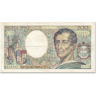 France, 200 Francs, Montesquieu, 1992, Undated (1992), TTB, Fayette:70.12a - 200 F 1981-1994 ''Montesquieu''