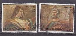 Y8551 - SAN MARINO Ss N°777/78 - SAINT-MARIN Yv N°734/35 - Used Stamps