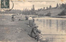 CPA 43 TENCE LES BORDS DU LIGNON AU GOUFFRE DE LOULETTE (cliché Rare - Sonstige & Ohne Zuordnung