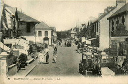 Pornichet * Avenue De La Gare * Horlogerie Bijouterie * Pharmacie CAVALIN * Automobile Voiture Ancienne - Pornichet