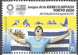 URUGUAY, 2021, MNH,TOKYO OLYMPICS, 1v - Verano 2020 : Tokio