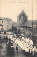 CPA 43 PROCESSION DES PENITENTS A LA CAMPAGNE JEUDI SAINT - Autres & Non Classés