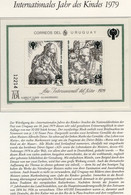 Jahr Des Kindes 1979 Uruguay Block 43 ** 25€ Dürer Maria Mit Jesus Bloque Hoja M/s Art Bloc Paintings Sheet Bf Childrens - Gemälde