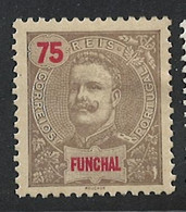 Portugal Funchal Madeira 1898-1905 "D Carlos I" Condition MH OG #31 - Funchal