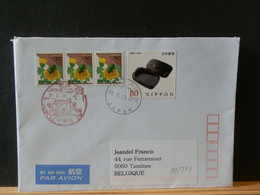 98/773 LETTRE  JAPON  POUR LA BELG - Storia Postale