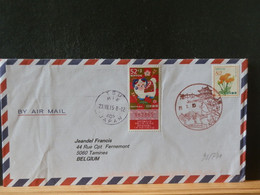98/791  LETTRE  JAPON  POUR LA BELG - Storia Postale
