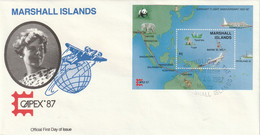 Marshall Islands 1987 FDC - Marshall Islands