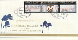 Marshall Islands 1987 FDC - Marshall Islands