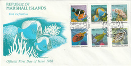 Marshall Islands 1988 FDC - Marshall Islands