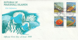 Marshall Islands 1988 FDC - Marshall Islands