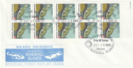 Marshall Islands 1988 FDC - Marshall Islands