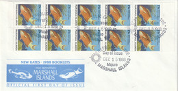 Marshall Islands 1988 FDC - Marshall Islands