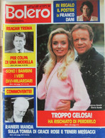 BOLERO 1848 1982 Johnny Dorelli Gloria Guida Ron Daniel Travanti Franco Uncini Ranieri & Grace Di Monaco Ronald Reagan - Télévision