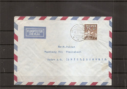 Islande ( Lettre Par Avion De 1959 De Hafnarfirdi Vers La Suisse à Voir) - Cartas & Documentos