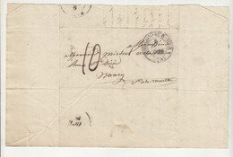 France Letter Posted 1808 Toulon To Nancy B220425 - 1801-1848: Précurseurs XIX