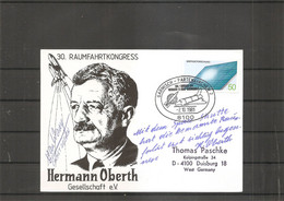 Espace - Hermann Oberth ( Commémoratif D'Allemagne De 1981 à Voir) - Europe